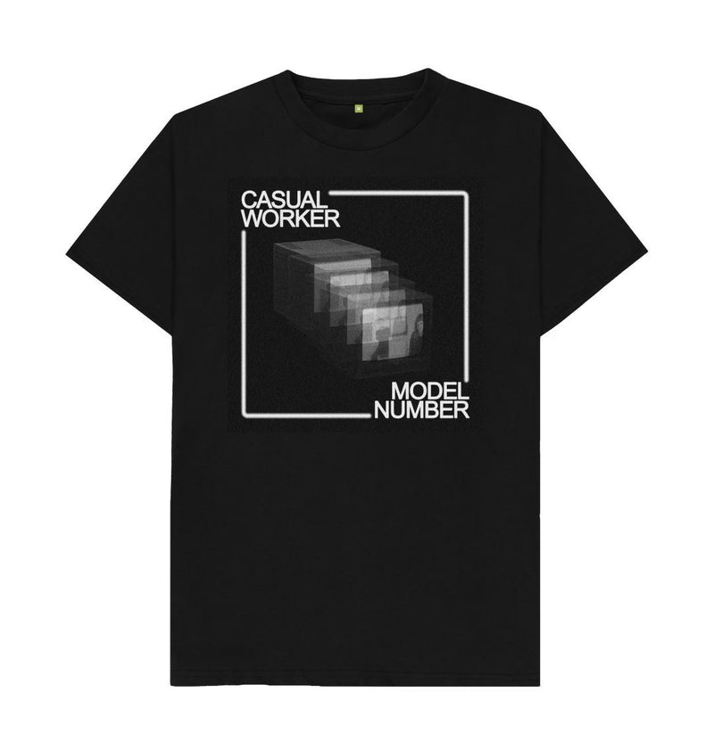 Black Casual Worker T-Shirt
