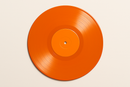 12 inch vinyl record tangerine colour