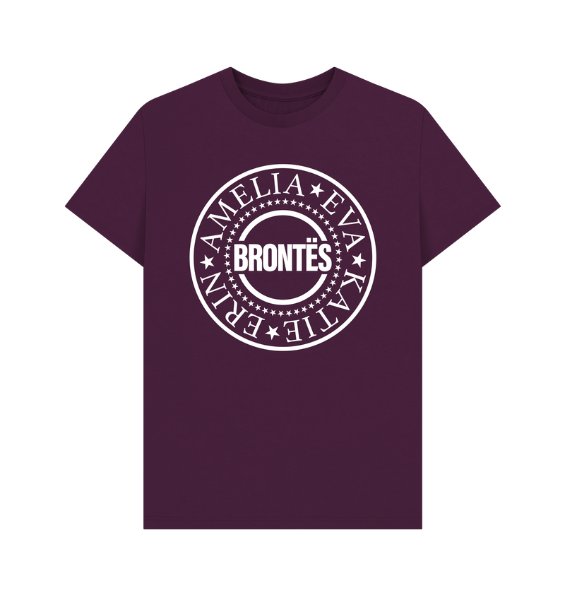 Purple Printed T-shirt Front