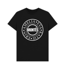 Black Printed T-shirt Front