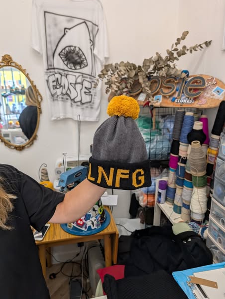 Merino Wool Beanie - Hand Made