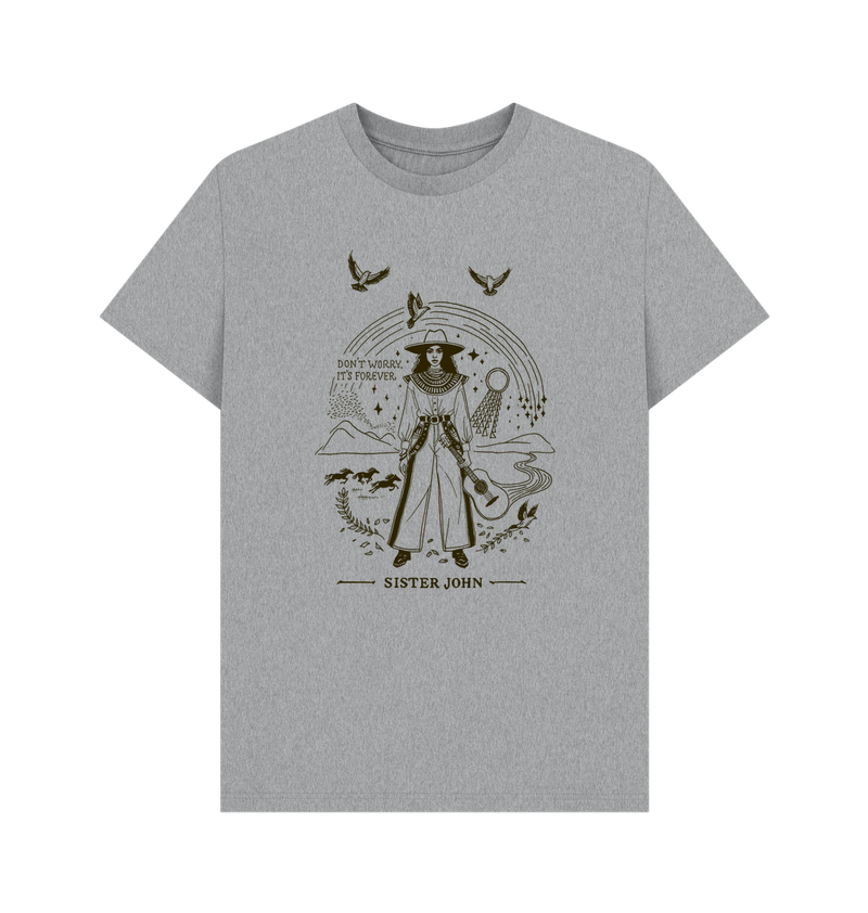 Athletic Grey Printed T-shirt