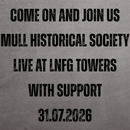 Live event with Colin from Mull Historical Society on July 31 2026 in Glasgow for 40 people.