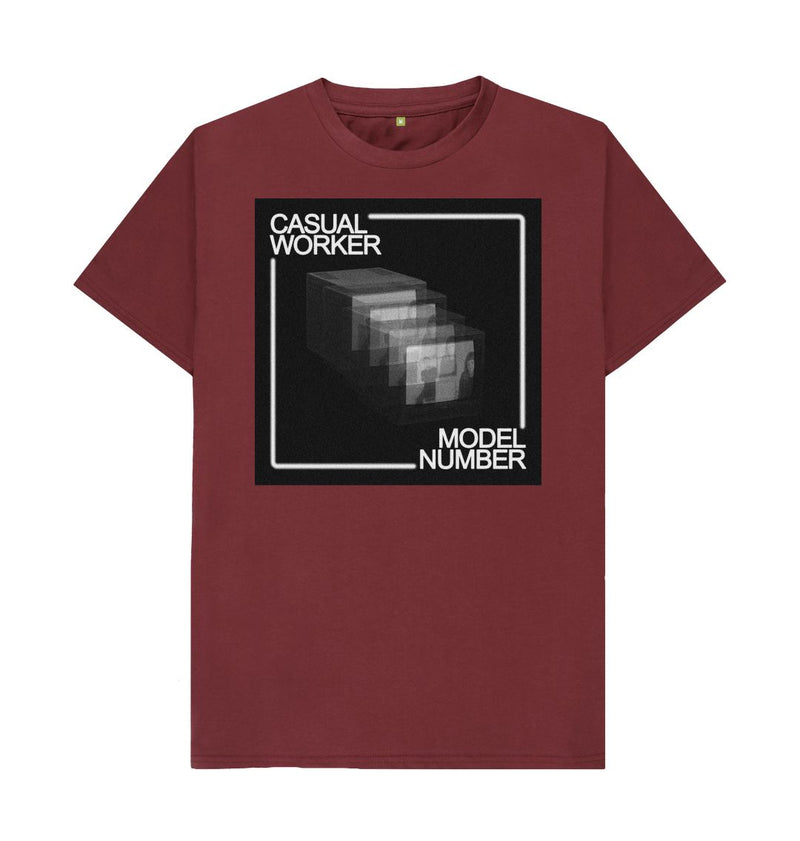 Red Wine Casual Worker T-Shirt