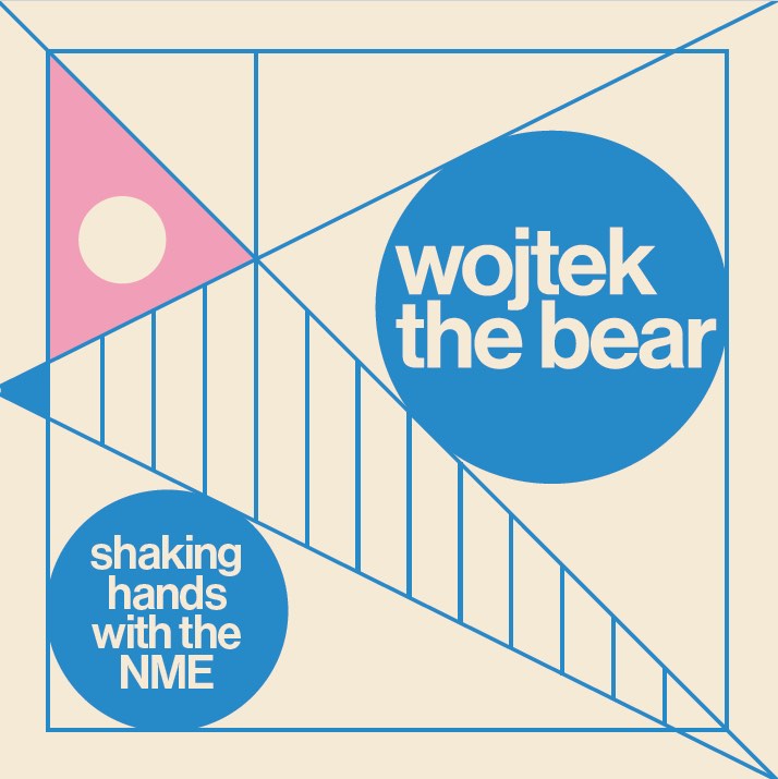 wojtek the bear - shaking hands with the NME